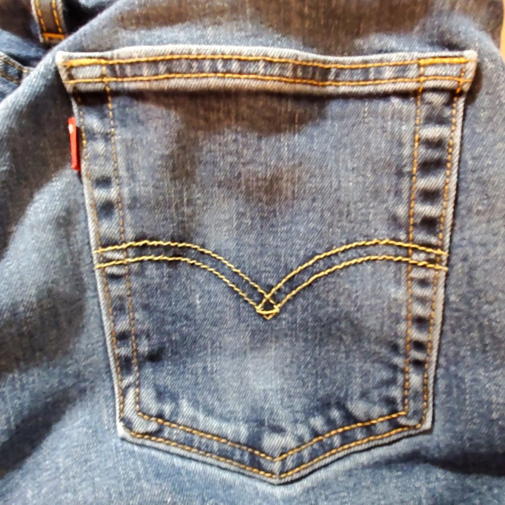 Rare LEVI'S 510 JEANS Skinny Fit 32" W x 32" L with Rare Blank Red Tab A… - Picture 16 of 16
